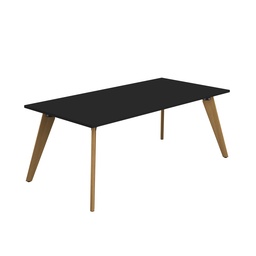 [ZPLA2010RBK] Plateau Rectangular Table (FSC) | 2000 X 1000 | Black