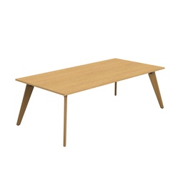 [ZPLA2412RSO] Plateau Rectangular Table (FSC) | 2400 X 1200 | Sorano Oak