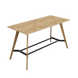 [ZPLAP2210RNNO] Plateau Poseur Rectangular Table (FSC) | 2200 X 1000 | Natural Nebraska Oak