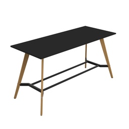 [ZPLAP2410RBK] Plateau Poseur Rectangular Table (FSC) | 2400 X 1000 | Black