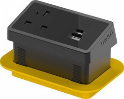 [NEX103B3B-01] In-Desk Power Module 1X 240V Uk
Socket, Synapseâ„¢ 100W Usb-C,
27W Usb-A Black Housing Black
Veneer