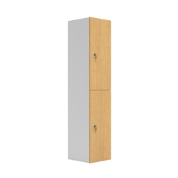 [TCCP2SO] Wooden Locker (FSC) | 2 Doors | Sorano Oak