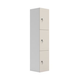 [TCCP3GRY] Wooden Locker (FSC) | 3 Doors | Grey